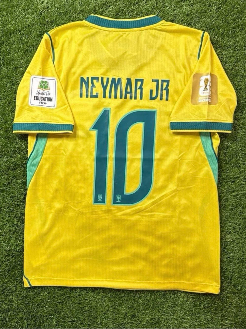 Nike Brazil Home Soccer Jersey - Neymar Men’s Sizes Yellow/Green/Blue